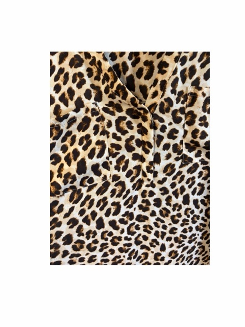 Torrid Harper Animal Leopard Print Sleeveless Hi-Low Blouse - Picture 4 of 9